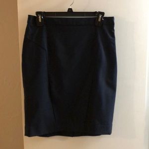 Navy Pencil Skirt